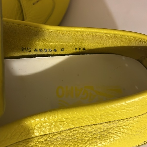 Rubber sole yellow casual Ferragamo main image 4